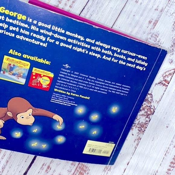 Curious George children’s good night book - Picture 6 of 6